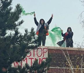 تُسلح كيان الإبادة.. نشطاء يحتلون شركة "كي سايت تكنولوجيز" في بريطانيا