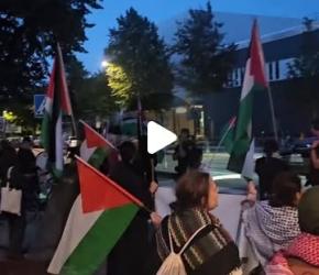 تروج لروايات الاحتلال..  أحتجاج أمام إذاعة SVT السويدية