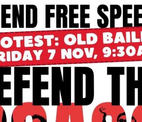 دافعوا عن طالبتَي SOAS2  الجمعة 7 نوفمبر  أمام محكمة أولد بيلي في لندن  الساعة 9:30 صباحًا