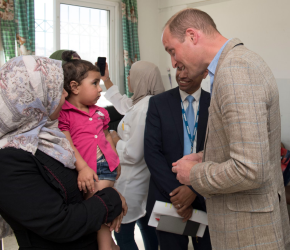 الأمير ويليام يثني على شجاعة أطفال غزة المتلقين للعلاج ببريطانيا
