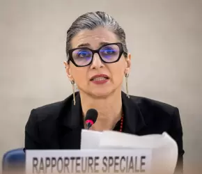 مقرة اممية :ما يحدث لي ثمن الوقوف مع فلسطين