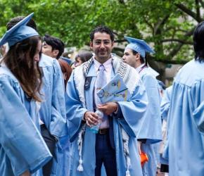 "لقد فشلوا في إسكاتي" الطالب الفلسطيني محسن مهداوي يعود إلى جامعة كولومبيا