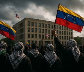 تحرير فلسطين هو تحرير لجميع شعوب العالم. إن الإبادة الجماعية تُطبع نفس نمط العنف الاستعماري الذي نراه في فنزويلا