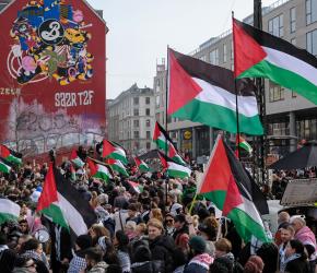 تمول جرائم آلة الإبادة .. احتجاج بكوبنهاغن ضد استثمار صناديق التقاعد في شركات أسلحة