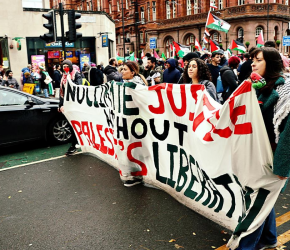 احتجاجات تضامنية في عدة مناطق بريطانية دعمًا لغزة