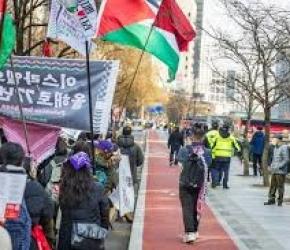 مسيرة عمالية كبرى بكوريا .. ومظاهرات عالمية تضامنًا مع فلسطين والسودان...أنصار فلسطين يغلقون مصنع "فيرا" للأسلحة في أستراليا