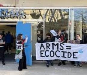 احتجاج  ضد "كارفور" في برشلونة و"باركليز" في أسكتلندا... أيرلندا تصوّت لحظر الاحتلال رياضيًا.. و”بريمير تيك” توقف رعاية منتخب العدو للدراجات الهوائية