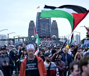 الأولى لهذا العام..  مسيرة تضامنية في سيدني رفضًا لزيارة رئيس الاحتلال المرتقبة