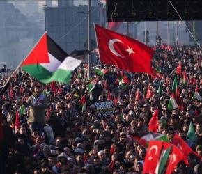 احتجاج في أنقرة يدين خروقات الاحتلال لاتفاق وقف إطلاق النار بغزة