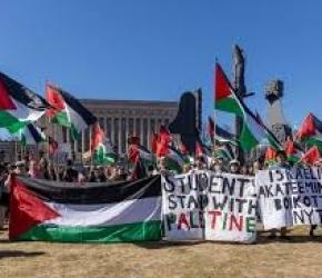 احتجاجات طلابية تعطل الدراسة بعدة جامعات فنلندية دعمًا لفلسطين...احتجاجات تعطل فعالية "مايكروسوفت" وتحاصر معرض "HP"