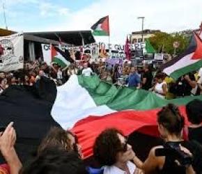 نجوم عالميون وآلاف الحضور يحيون فعالية فنية ضخمة لدعم فلسطين...نشطاء إسبانيا وكندا وألمانيا يكرمون الطفلة الشهيدة "هند رجب"