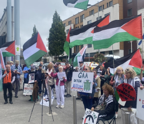 احتجاج يطالب الرابطة الرياضية الغيلية بإسقاط رعاية “أليانز”