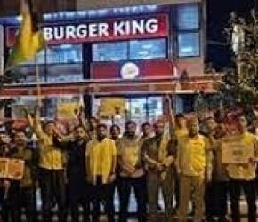 في تركيا احتجاجات مستمرة ضد "ماكدونالدز " وبرغر كينغ"