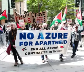 موظفو “مايكروسوفت” يطالبون بوقف تزويد الاحتلال بالتكنولوجيا