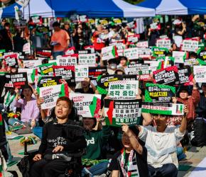 ترحيب واسع بانتقاد رئيس كوريا الجنوبية لجرائم الاحتلال