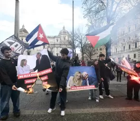 لا للعدوان الصهيو-أمريكي...  مظاهرات عالمية دعمًا لفلسطين ولبنان وإيران