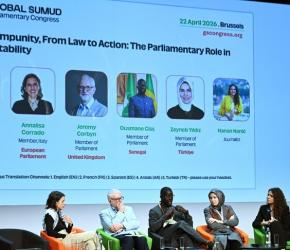 تلت المؤتمر البرلماني.. مظاهرة مطالبة بمقاطعة الاحتلال في بروكسل