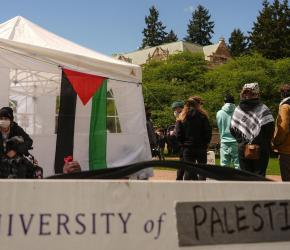 بتحريض إسرائيلي… اتهامات بحق متظاهرين داعمين لفلسطين في واشنطن