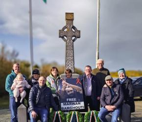 مطالبين بإطلاق سراحهم.. وقفة تضامنية مع الأسرى في أيرلندا