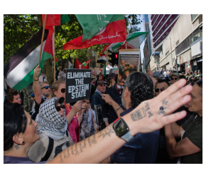 احتجاجات عالمية لدعم فلسطين ولبنان وإيران