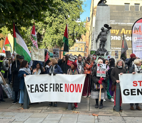 احتجاج بريطاني ضد دعم حزب الإصلاح للاحتلال