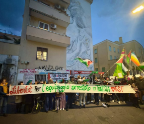 أطلقوا سراحهم.. وقفة داعمة لنشطاء أسطول الصمود في روما