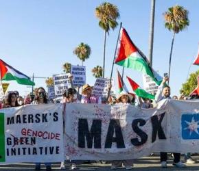 حملة إلكترونية للضغط على شركة "ميرسك" لوقف تواطؤها مع الاحتلال