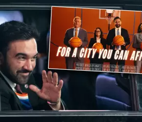 إعلان انتخابي في نيويورك يسلّط الضوء على مرشحين داعمين لفلسطين خلال بث مباراة الـNBA