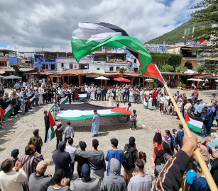 وقفة في تطوان المغربية تضامنًا مع غزة ودعمًا لإعمارها