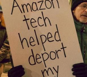 “لا تكنولوجيا للإبادة”..  عمال أمازون يحتجون تنديدًا بدعم للاحتلال