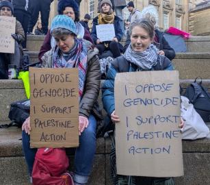 حملة اعتقالات في بريستول خلال مظاهرات داعمة لـ "حركة فلسطين"