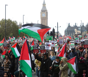 بريطانيا تتّجه لتقييد الاحتجاجات الداعمة لفلسطين