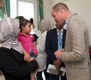 الأمير ويليام يثني على شجاعة أطفال غزة المتلقين للعلاج ببريطانيا