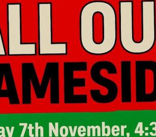 South Africa Palestine Movement..يوم الجمعة 7 نوفمبر/تشرين الثاني عند الساعة 4:30 مساءً في محطة أشتون إنترتشينج، بريطانيا