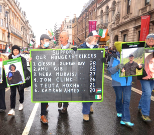 عريضة عاجلة لدعم مضربي “حركة فلسطين” عن الطعام