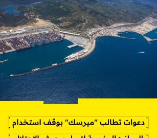 دعوات تطالب "ميرسك" بوقف استخدام الموانئ المغربية لتسليح جيش الاحتلال