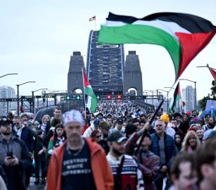 الأولى لهذا العام..  مسيرة تضامنية في سيدني رفضًا لزيارة رئيس الاحتلال المرتقبة