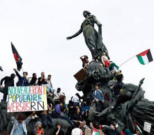 ضمن الأسبوع الوطني حراك واسع في فرنسا ضد تسليح كيان الاحتلال