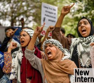 مسيرة حاشدة في الهند دعمًا لغزة وإيران