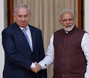 حملة تغريدات منددة بزيارة رئيس الوزراء الهندي لكيان الاحتلال