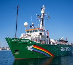 تسبق الإطلاق بأيام.. سفينة “أركتيك صن رايز” تنضم لأسطول الصمود العالمي