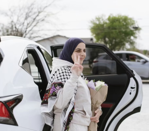 عام خلف القضبان ... فعالية استقبال وتكريم للناشطة لقاء كردية بعد إطلاق سراحها