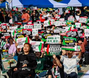 ترحيب واسع بانتقاد رئيس كوريا الجنوبية لجرائم الاحتلال