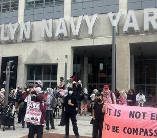 منها التاد والباتريوت.. مظاهرة في نيويورك ضدّ شركة تصنيع أسلحة إسرائيلية