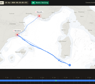 إطلاق موقع لتتبع مسار سفن أسطول الصمود
