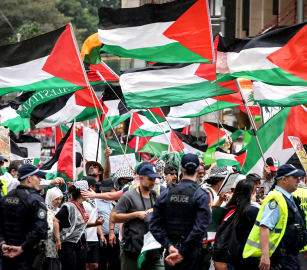 احتجاجات تضامنية تلغي حفل البحرية الملكية في سيدني