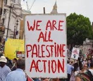 أنصار فلسطين يستهدفون فروع بنك "HSBC" في لندن ... احتجاج داخل وخارج متجر "هوم بارغنيز" في غلاسكو