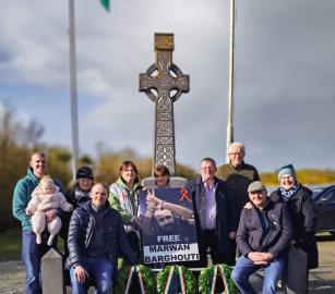 مطالبين بإطلاق سراحهم.. وقفة تضامنية مع الأسرى في أيرلندا