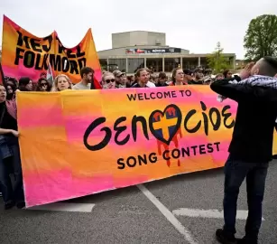 بعد انسحابها من "يوروفيجن"  سلوفينيا تخصص بثًا لدعم القضية الفلسطينية