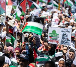 وقفة تضامنية مع إيران ولبنان وفلسطين بجنوب أفريقيا